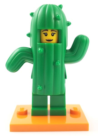 Lego, Minifigure, Opened, Collectible Blind, Series 18, Cactus Girl, COL18-11