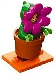 Lego, Minifigure, Collectible, Series 18, Flowerpot Girl, COL18-14