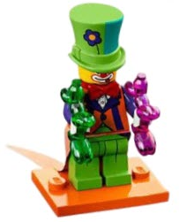 Lego, Minifigure, Collectible, Series 18, Party Clown, COL18-4