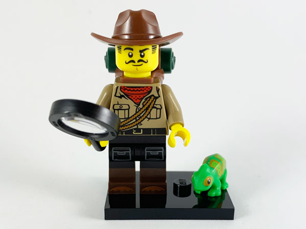 Lego, Minifigure, Open, Collectible Blind, Series 19, Jungle Explorer, COL19-7