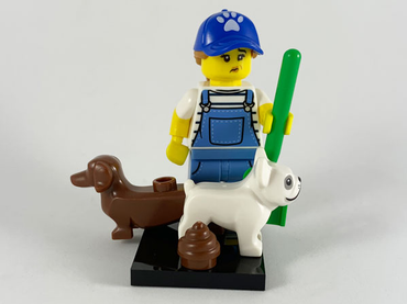 Lego, Minifigure, Open, Collectible Blind, Series 19, Dog Sitter, COL19-9