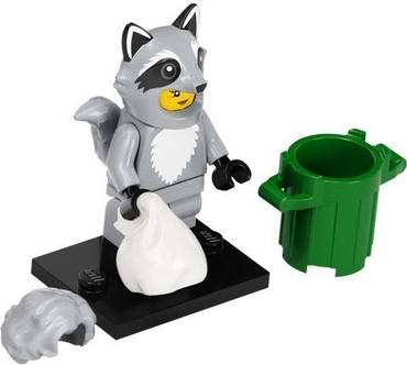Lego, Minifigure, Collectible, Series 22, Raccoon Costume Fan, COL22-10