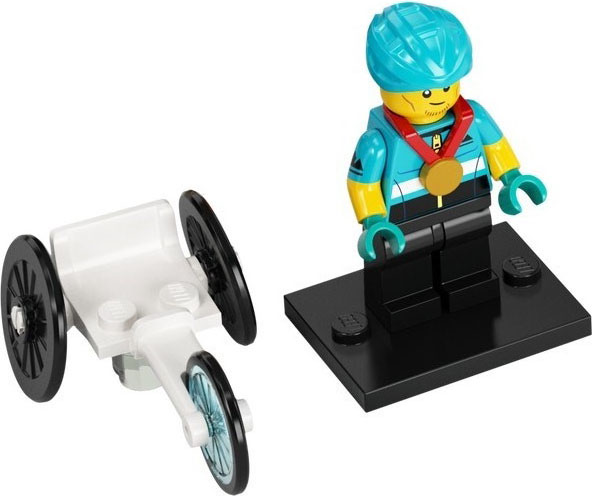 Lego, Minifigure, Collectible, Series 22, Wheelchair Racer, COL22-12