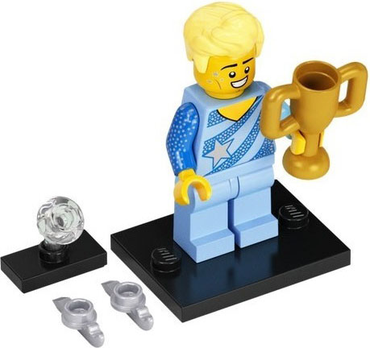 Lego, Minifigure, Collectible, Series 22, Figure Skating Campion, COL22-6