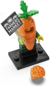 Lego, Minifigure, Opened, Collectible Blind, Series 24, Carrot Mascot, COL24-4