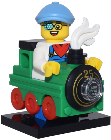 Lego, Minifigure, Opened, Collectible Blind, Series 25, Train Kid, COL25-10