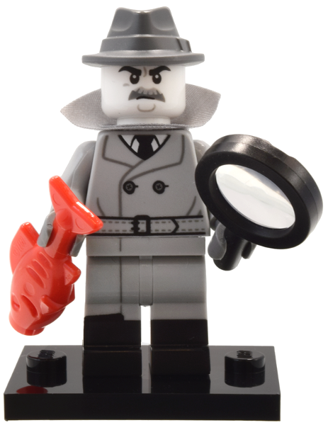 Lego, Minifigure, Opened, Collectible Blind, Series 25, Film Noir Detective, COL25-1