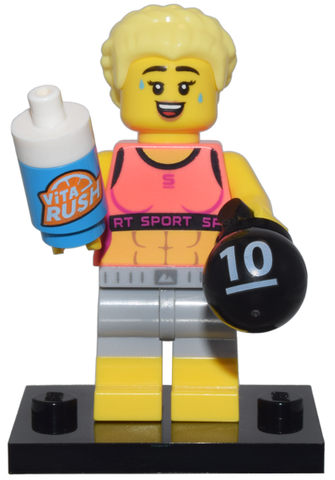 Lego, Minifigure, Opened, Collectible Blind, Series 25, Fitness Instructor, COL25-7