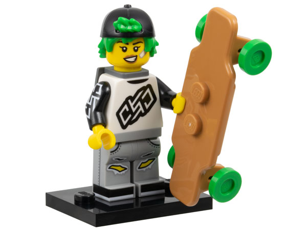 LEGO, Minifigures, Collectible, Series 27 Minifigures, Longboarder, COL27-7