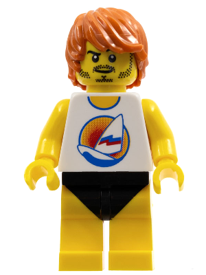 Lego, Minifigure, Toys 'r' US, Windsurfer - Reissue Paradisa Torso, COL271a