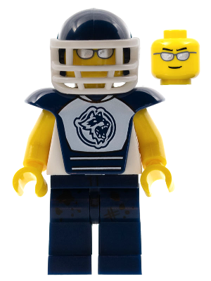 Lego, Minifigure, Toys 'r' US, Football / Hockey Player COL272