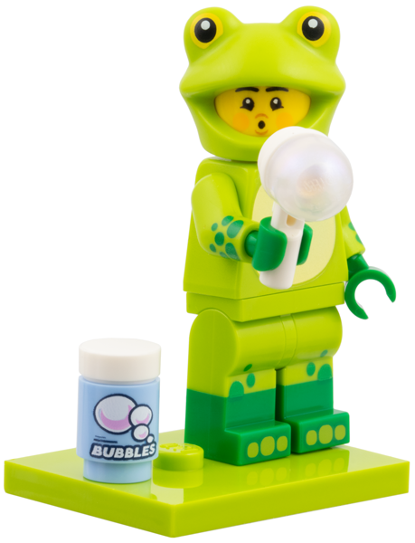 Lego, Minifigure, Collectible, Series 28, Frog Costume Fan, COL28-5