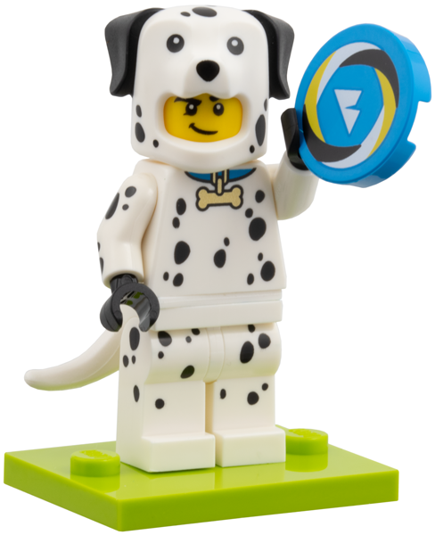 Lego, Minifigure, Collectible, Series 28, Dalmatian Costume Fan, COL28-7