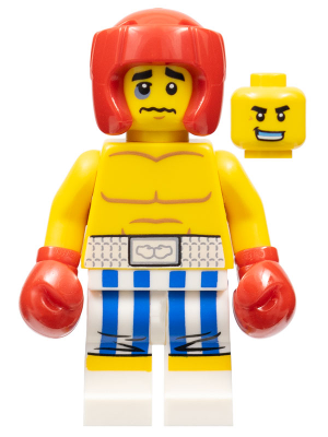 Lego, Minifigure, Boxer, Black Eye, COL304
