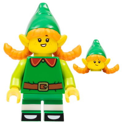 Lego, Minifigure, Collectible Blind, Series 23,  Holiday Elf, COL23-5, COL402