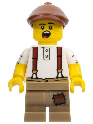 Lego, Minifigure, Collectible Minifigures, Series 24, Newspaper Kid, COL423