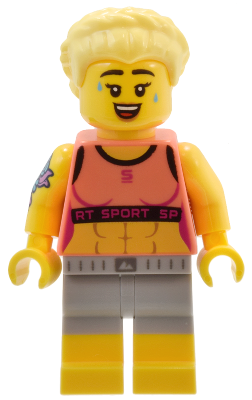 Lego, Minifigure, Collectible Minifigures, Series 25, Fitness Instructor, COL430