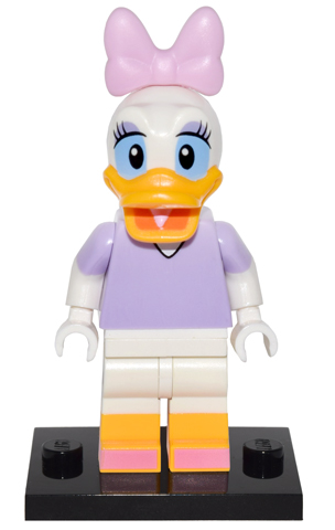 Lego, Minifigure, Collectible, Disney, Series 1, Daisy Duck, COLDIS-9