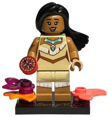 Lego, Minifigure, Disney 100, Pocahontas, COLDIS100-12