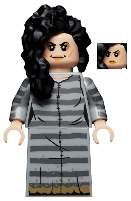 Lego, Minifigure, Harry Potter, Series 2, Collectible Blind, Bellatrix Lestrange, colhp34