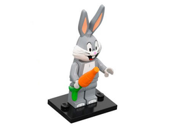 Lego, Minifigure, Collectible Series, Complete Set with Stand and Accessories, Looney Tunes, Bugs Bunny, COLLT-2