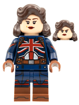 Lego, Minifigure, Collectible Blind, Marvel Studios, Series 2, Figure ONLY, Captain Carter, COLMAR10