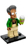 Lego, Minifigure, The Simpsons, Series 1, Apu Nahasapeemapetilon, COLSIM-11