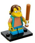 Lego, Minifigure, The Simpsons, Series 1, Nelson Muntz, COLSIM-12