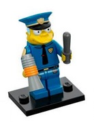 Lego, Minifigure, Collectible Minifigures, The Simpsons Series 1 , Chief Wiggum, colsim-15