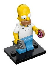 Lego, Minifigure, The Simpsons, Series 1, Homer Simpson, COLSIM-1