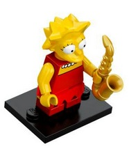 Lego, Minifigure, The Simpsons, Series 1, Lisa Simpson, COLSIM-4