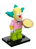 Lego, Minifigure, The Simpsons, Series 1, Krusty the Clown, COLSIM-8