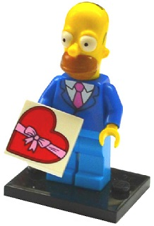 Lego, Minifigure, The Simpsons, Series 2, Date Night Homer, COLSIM2-1