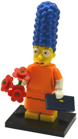 Lego, Minifigure, The Simpsons, Series 2, Date Night Marge, COLSIM2-2