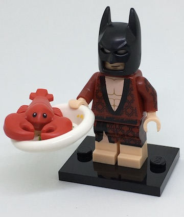 Lego, Minifigure, Opened, The Lego Batman Movie, Lobster-Lovin' Batman, COLTLBM-01