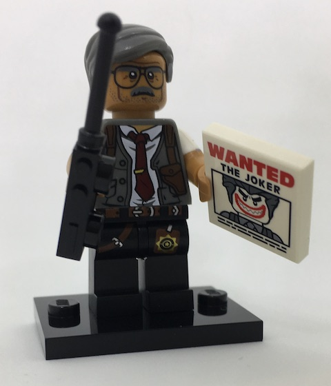 Lego, Minifigure, Opened, The Lego Batman Movie, Commissioner Gordon, COLTLBM-07