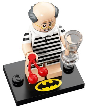Lego, Minifigure, The LEGO Batman Movie, Series 2, Vacation Alfred Pennyworth, COLTLBM2-10