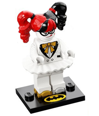 Lego, Minifigure, The LEGO Batman Movie, Series 2, Disco Harley Quinn, COLTLBM2-1