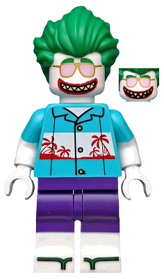 Lego, Minifigure, Collectible Series, The LEGO Batman Movie, Series 2, Vacation The Joker, Coltlbm31