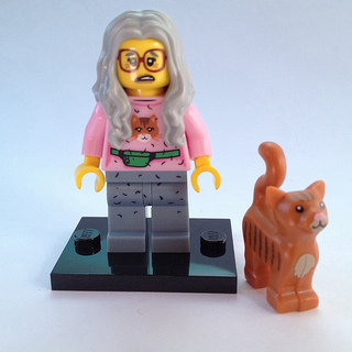 Lego, Minifigure, The Lego Movie, Mrs. Scratchen-Post, COLTLM-6