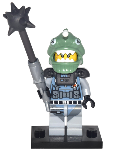 LEGO, Minifigure, Ninjago, The Lego Ninjago Movie, Shark Army Angler, COLTLNM-13