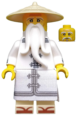 Lego, Minifigure, The Lego Ninjago Movie, Master Wu, coltlnm04