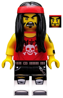Lego, Minifigure, The Lego Ninjago Movie, Ninjago, Gong & Guitar Rocker, coltlnm17