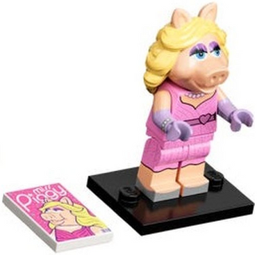 Lego, Minifigure, Collectible Blind, The Muppets, Miss Piggy, COLTM-6