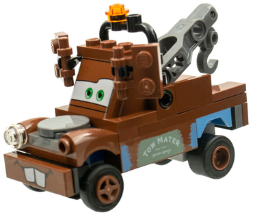 Lego, Minifigure, Disney, Cars, Cars 2, Tow Mater - Eyes Looking Left, CRS079