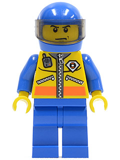 Lego, Minifigure, City, Town, Coast Guard, Helicopter Pilot 2, CTY0072