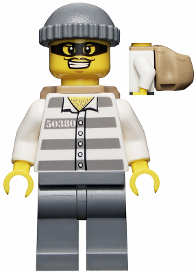 Lego, Minifigure, City, Police, Jail Prisoner, CTY0392