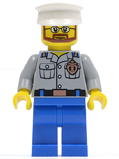 Lego, Minifigure, City, Coast Guard City - Captain, CTY0415