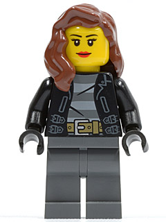 Lego, Minifigure, City, Town, Police - City Bandit Female, cty0451