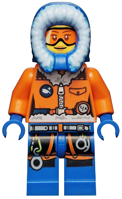 Lego, Minifigure, City, Town, Arctic, Arctic Explorer, Female, CTY0491